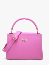 Handtas Magnolia Leder Nathan baume Roze eden 3